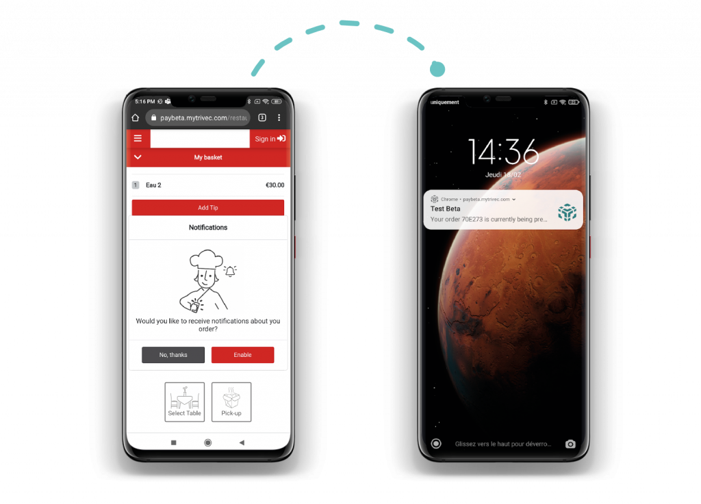 Push notifications